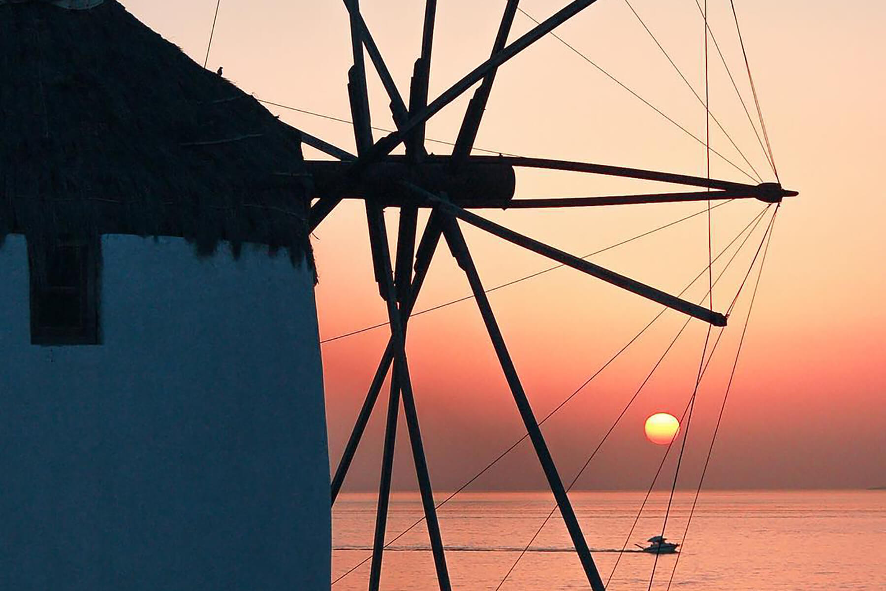 Mykonos Windmills - Sunset